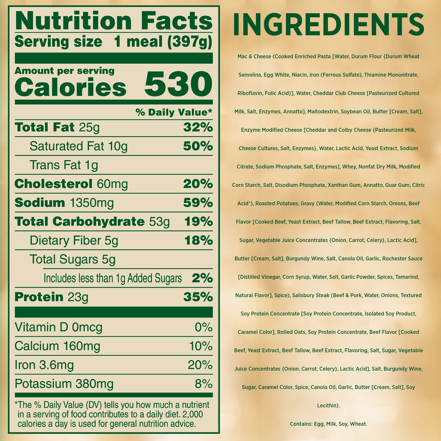 Marie Callender's Salisbury Steak Frozen Dinner, 14 oz (Frozen)