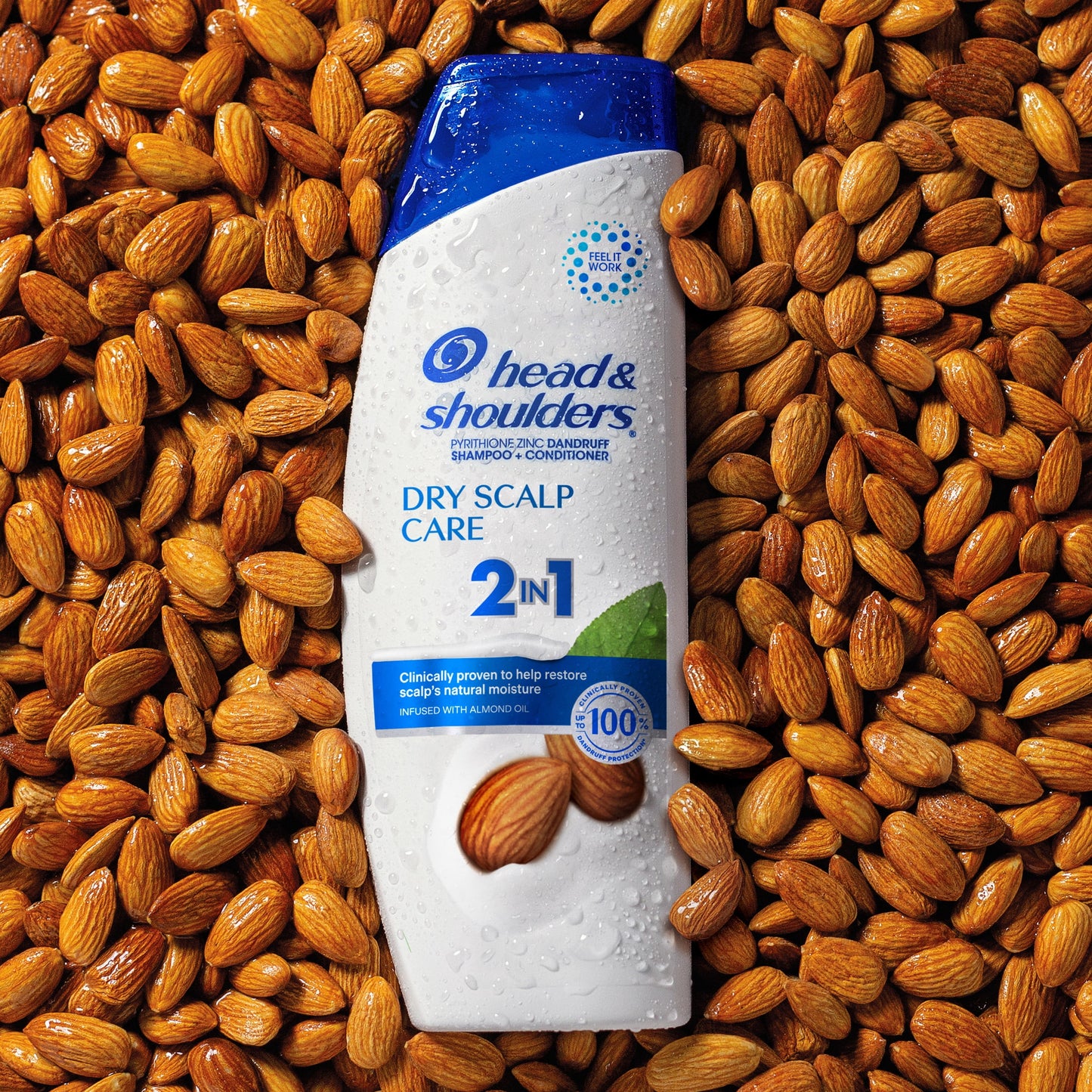 Head & Shoulders 2 in 1 Dandruff Shampoo and Conditioner, Dry Scalp Care 20.7 fl oz