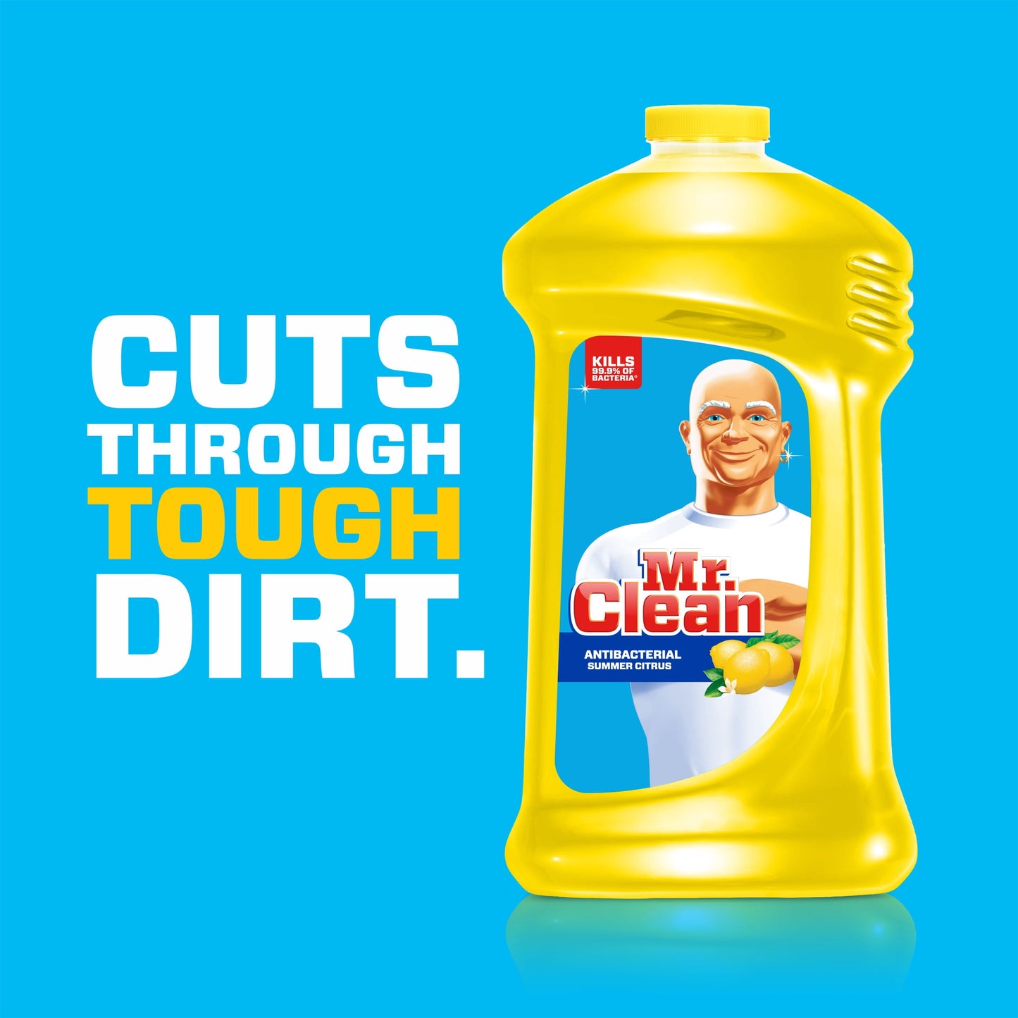 Mr. Clean Antibacterial All Purpose Multi-Surface Cleaner, Summer Citrus, 45 fl oz