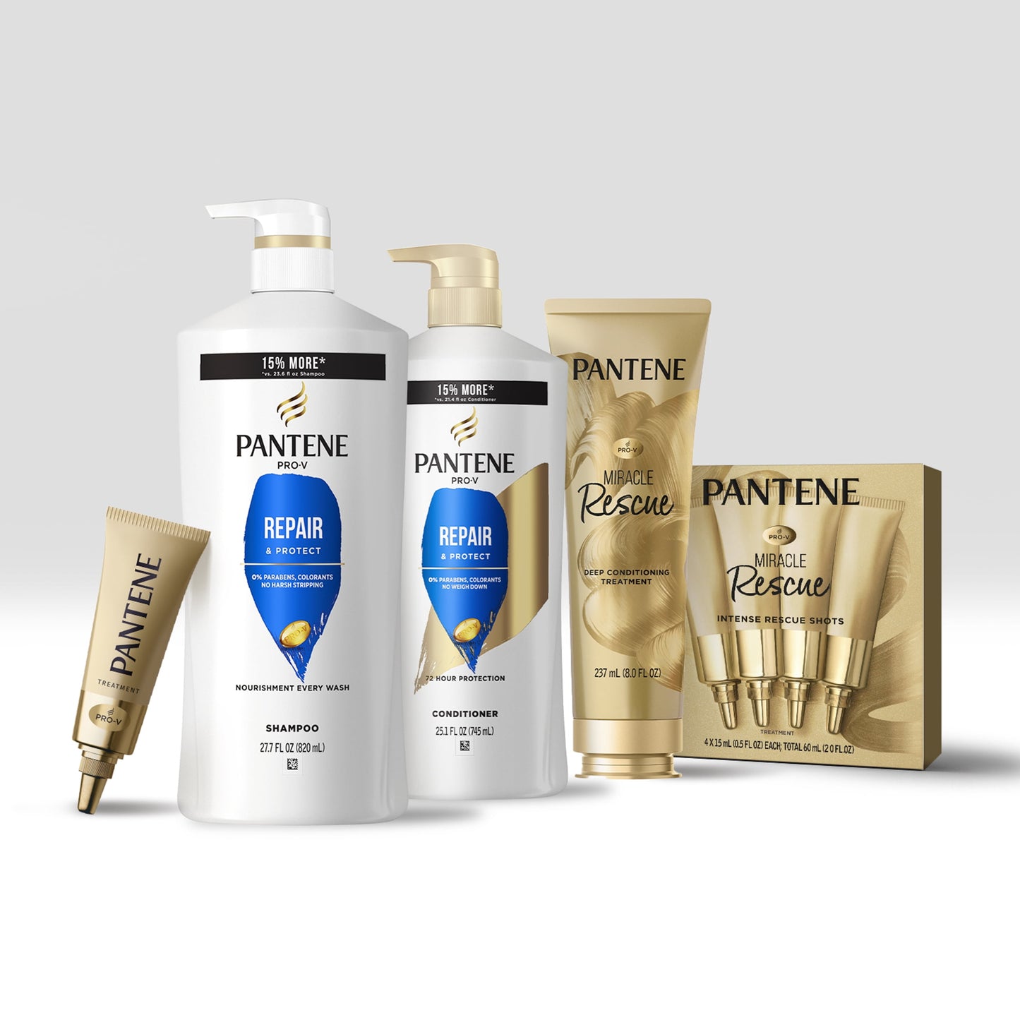 Pantene Pro-V Repair & Protect Shampoo, All Hair Types, 27.7 fl oz