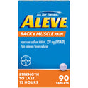 Aleve Back & Muscle Pain Reliever Naproxen Sodium Tablets, 90 Count