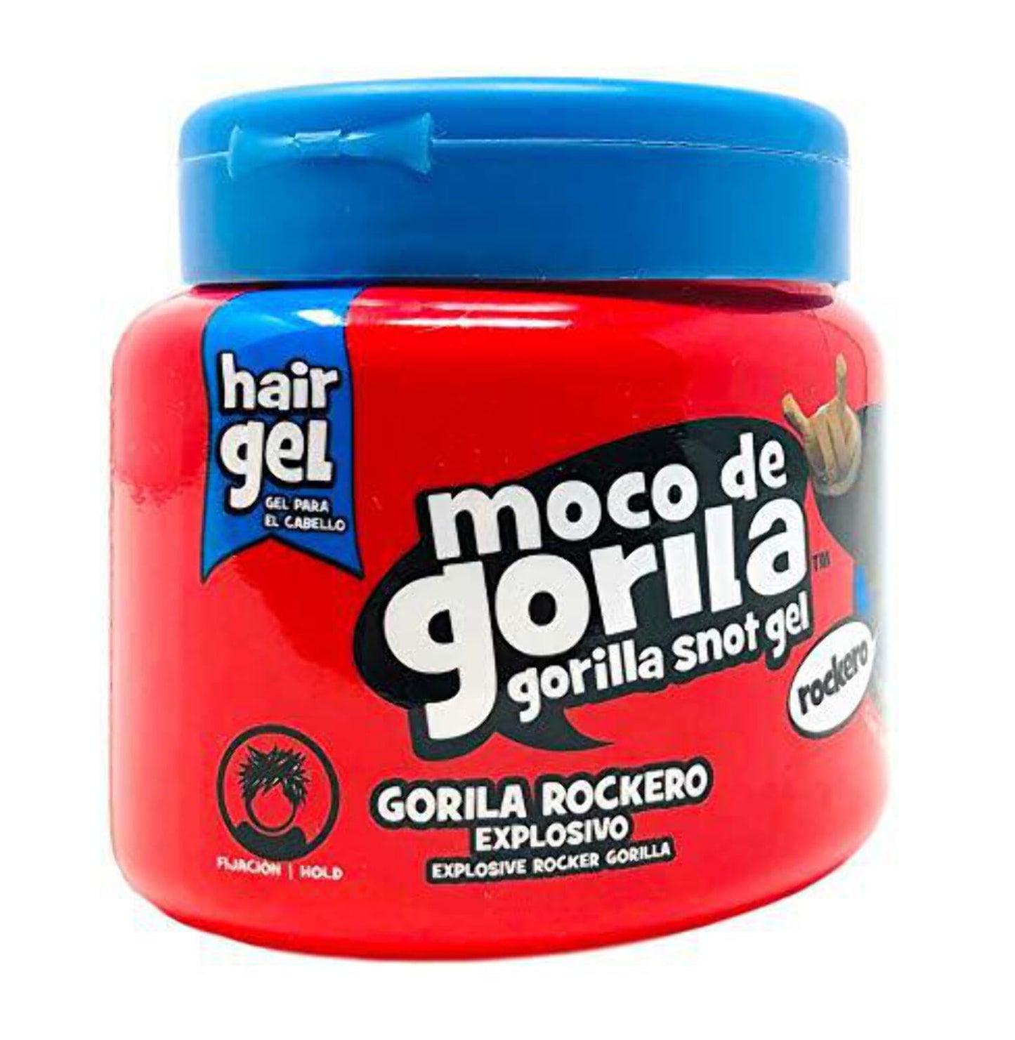 Moco Gorilla Hair Styling Gel Rockero Unisex for Long Lasting Hold, 11.9 oz Squeeze Bottle