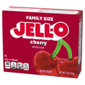 Jell-O Cherry Artificially Flavored Gelatin Dessert Mix, Family Size, 6 oz Box