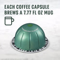 Starbucks by Nespresso Vertuo, Pike Place Roast, Medium Roast Nespresso Pods, 8 Count