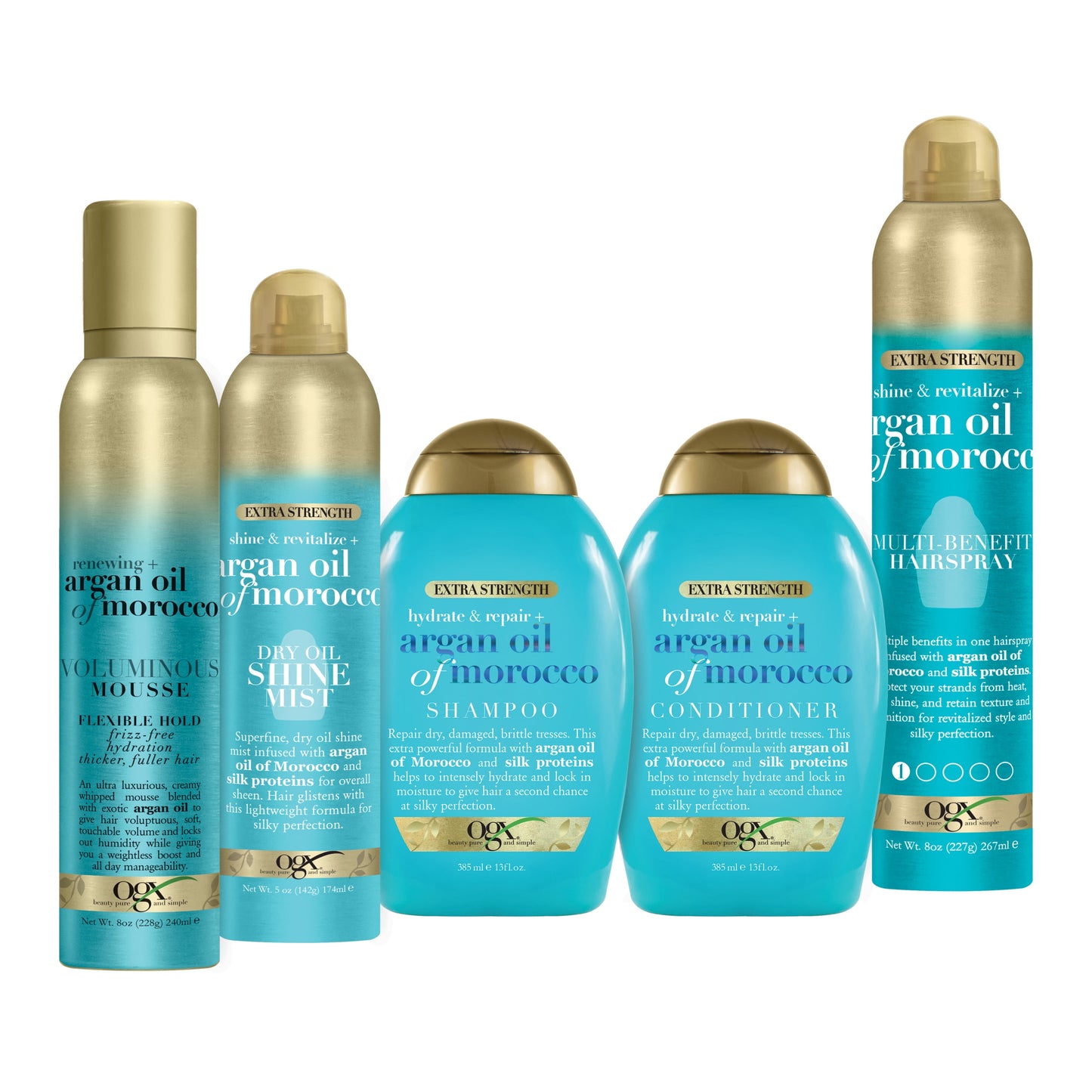 OGX Extra Strength Hydrate & Repair Moisturizing Daily Conditioner with Argan Oil, 25.4 fl oz