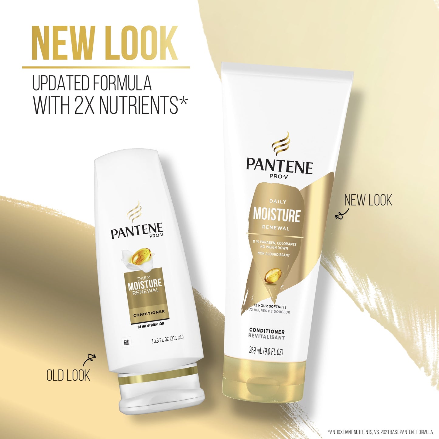 Pantene Pro-V Daily Moisture Renewal Dual Pack Shampoo (10.4oz) + Conditioner (9oz)