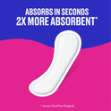 CAREFREE® Panty Liners, Regular, Unscented, 8 Hour Odor Control, 148ct