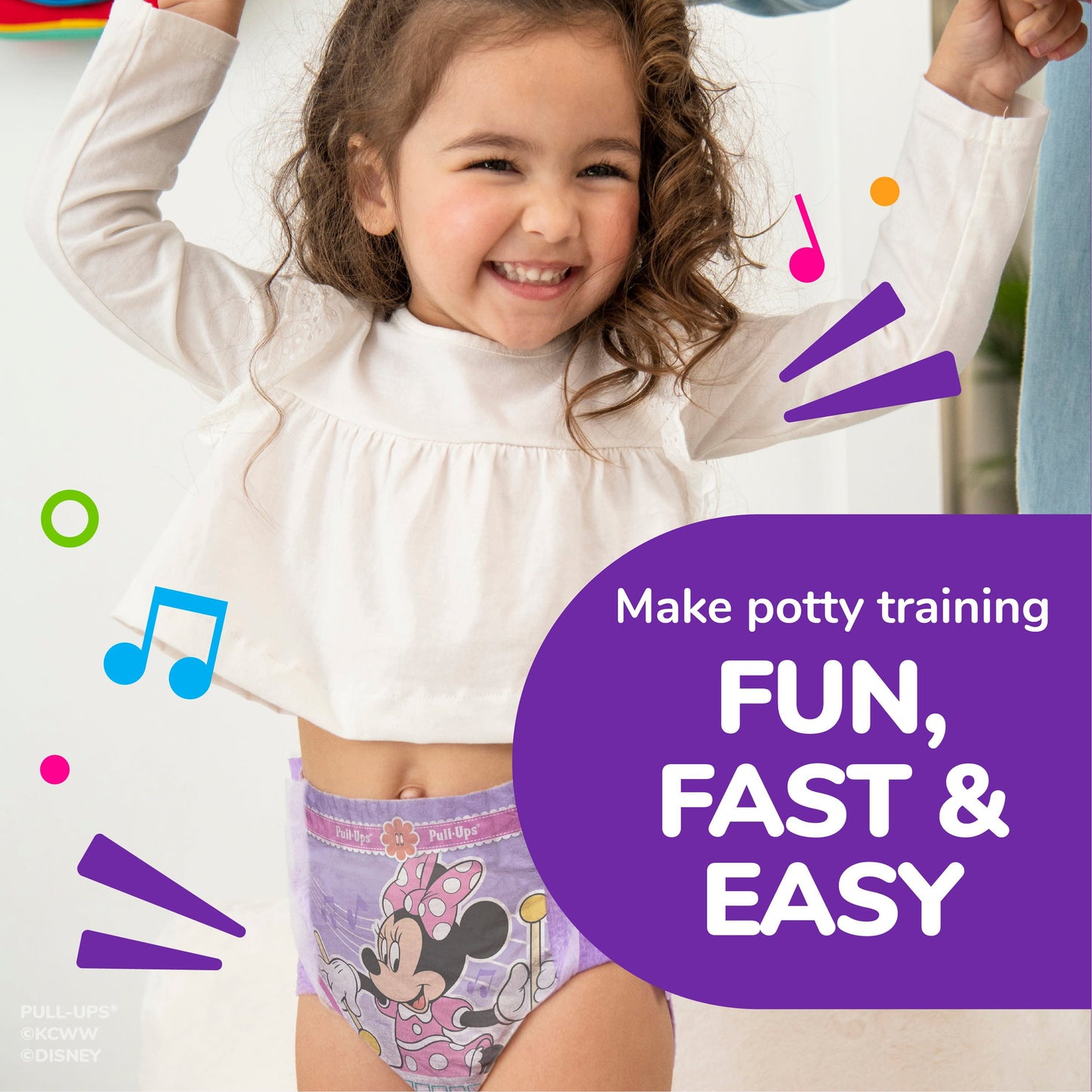 Pull-Ups Girls' Potty Training Pants, 4T-5T, 82 Count