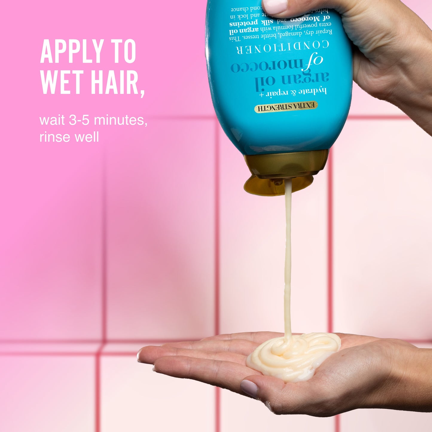 OGX Extra Strength Hydrate & Repair Moisturizing Daily Conditioner with Argan Oil, 25.4 fl oz