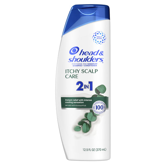 Head & Shoulders 2 in 1 Dandruff Shampoo and Conditioner, Itchy Scalp Care 12.5 oz