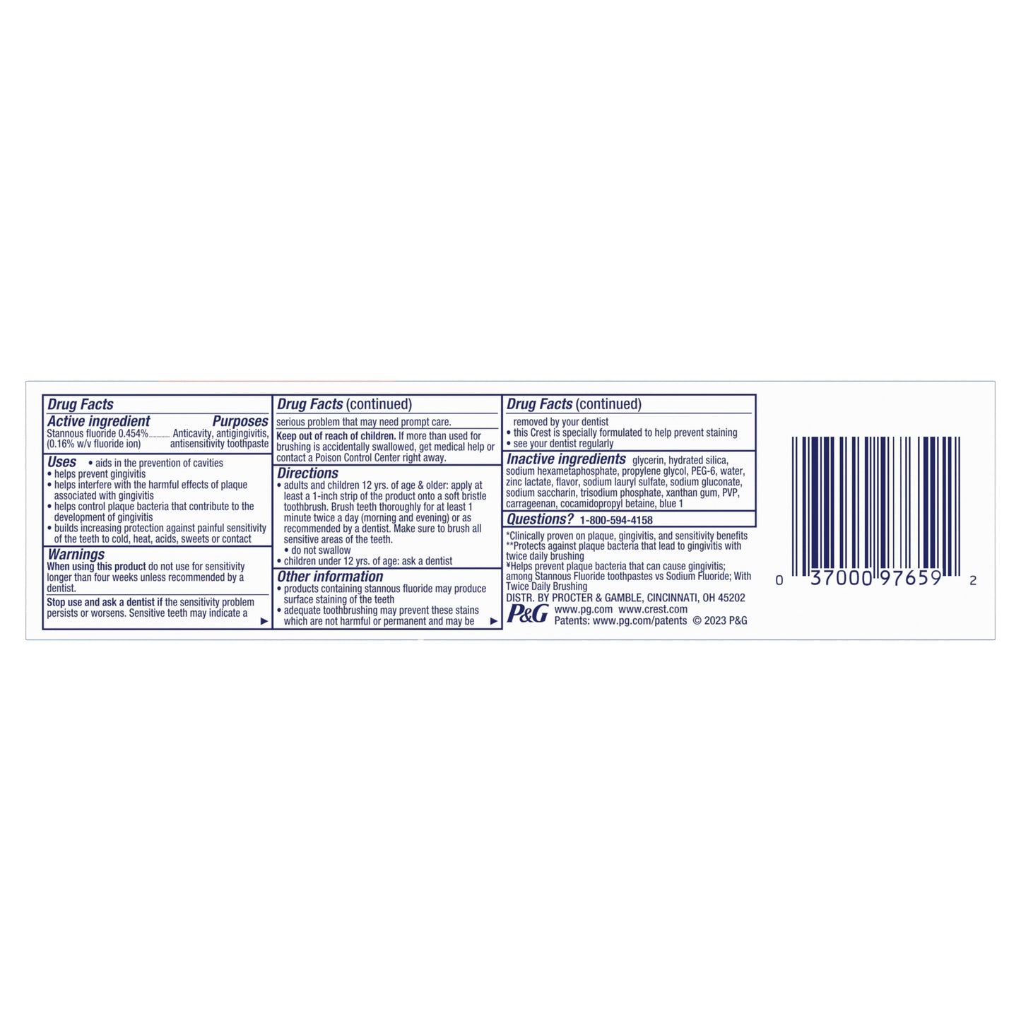 Crest Pro-Health Advanced Gum Protection Toothpaste, 5.1 oz