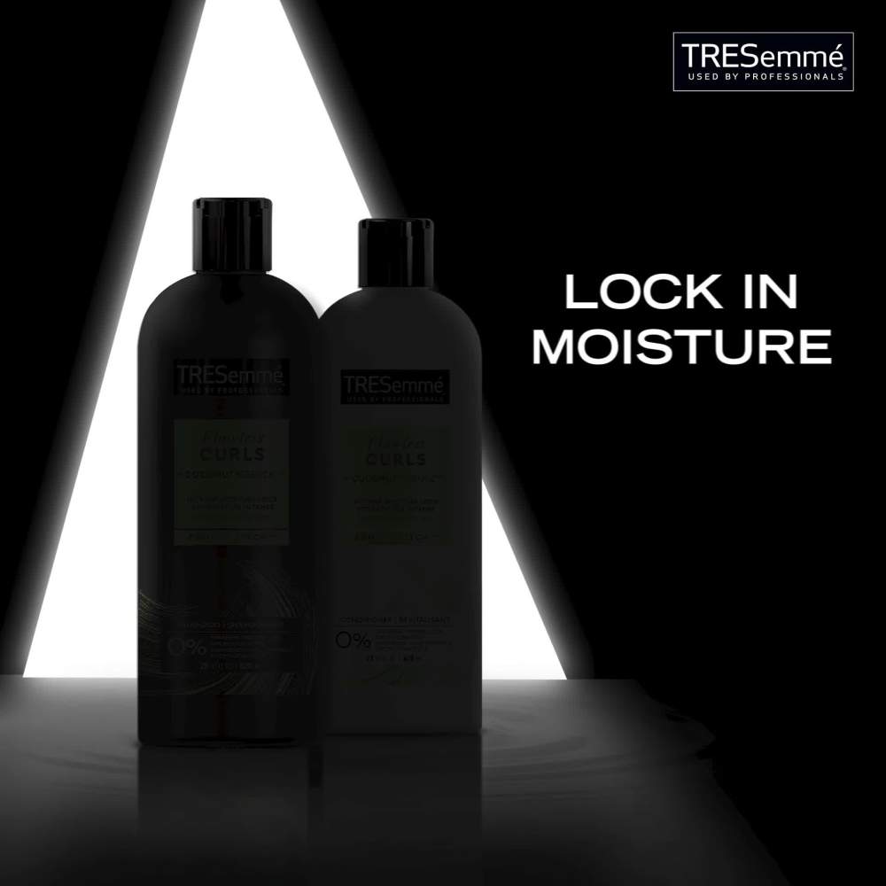 TRESemme Flawless Curls Enhancing Daily Shampoo, Coconut Essence, 28 fl oz