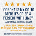 Corona Extra Mexican Lager Import Beer, 6 Pack Beer, 12 fl oz Bottles, 4.6% ABV