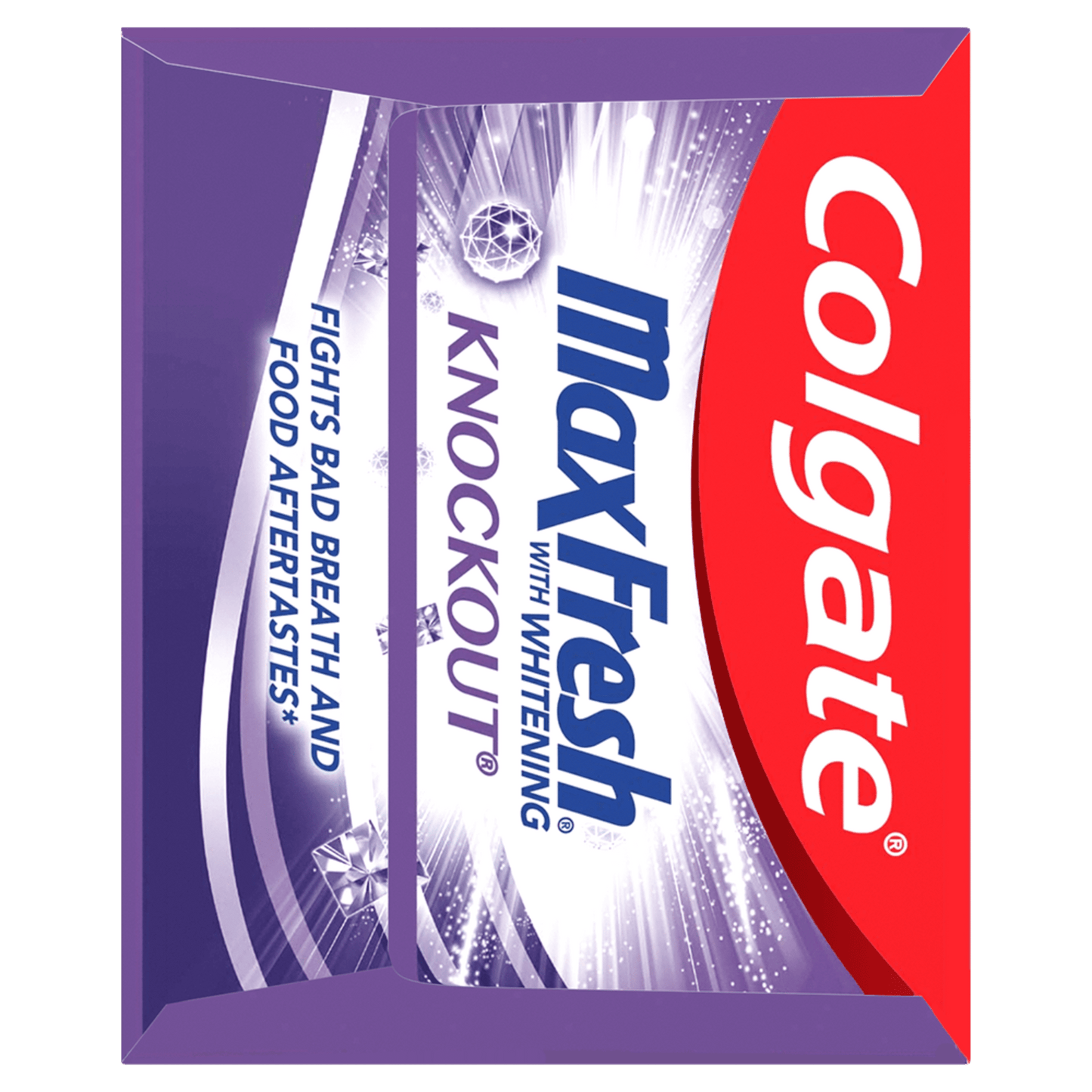 Colgate Max Fresh Knockout Toothpaste, Whitening with Mini Breath Strips, Mint Fusion, 6.3 oz