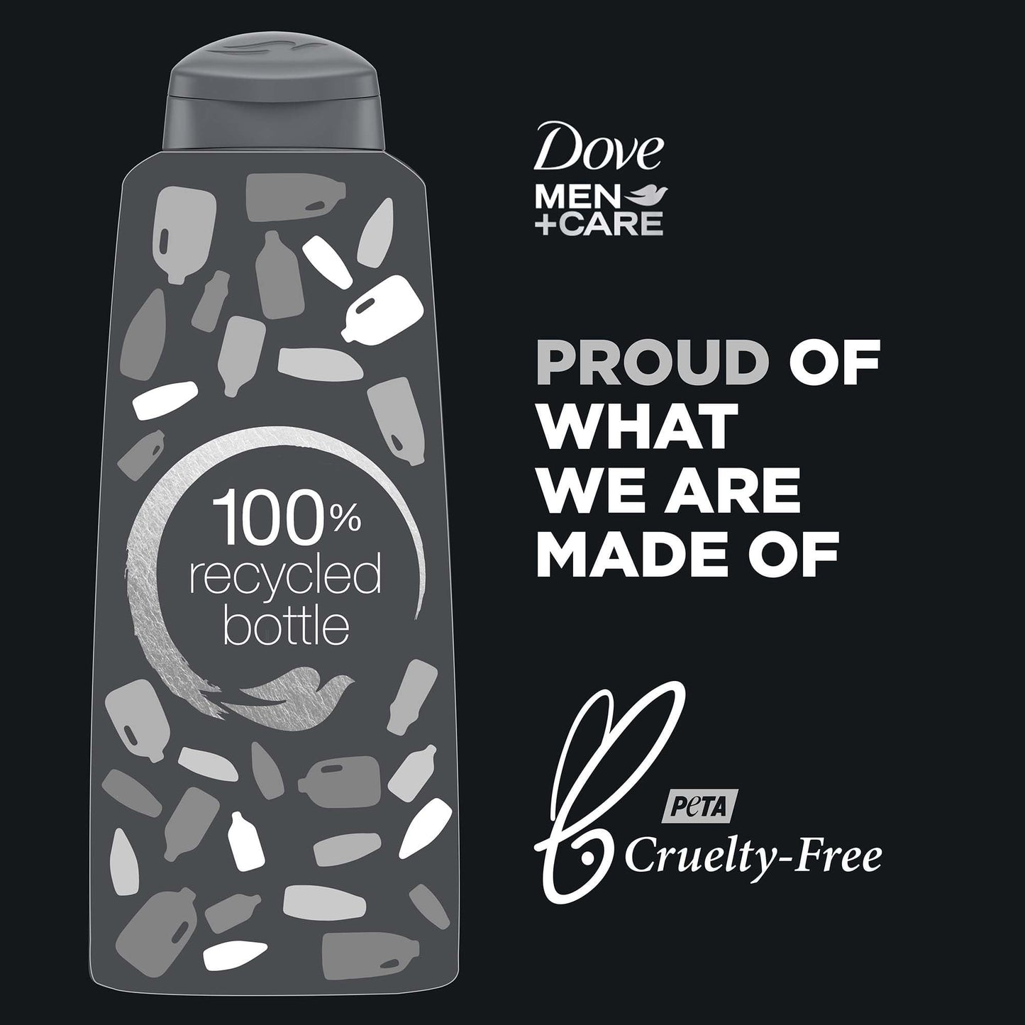 Dove Men+Care Purifying Daily Shampoo for Dry Hair, Charcoal and Clay, 20.4 fl oz
