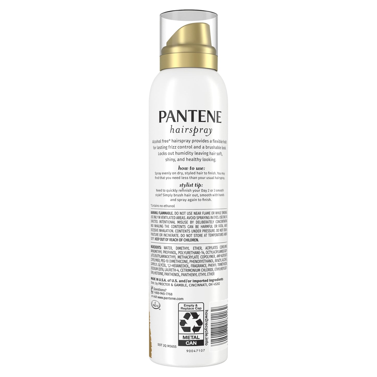 Pantene Pro-V Style Series Moisturizing Level 3 Air Hair Spray, 7 oz