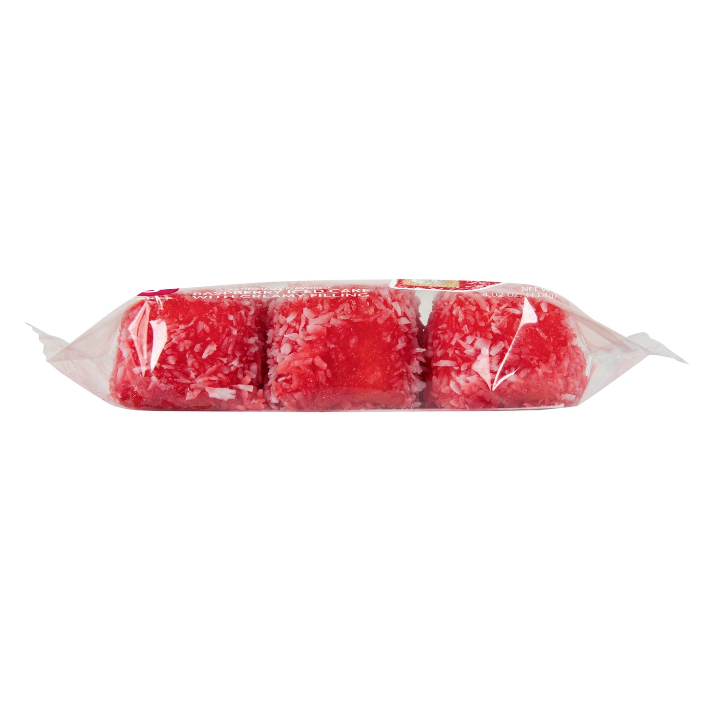 Hostess Raspberry Zingers, Single Serve, 3 Count, 4.02 oz