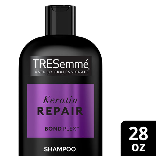 TRESemme Keratin Repair Restores and Shields Daily Shampoo for All Hair Types, 28 fl oz