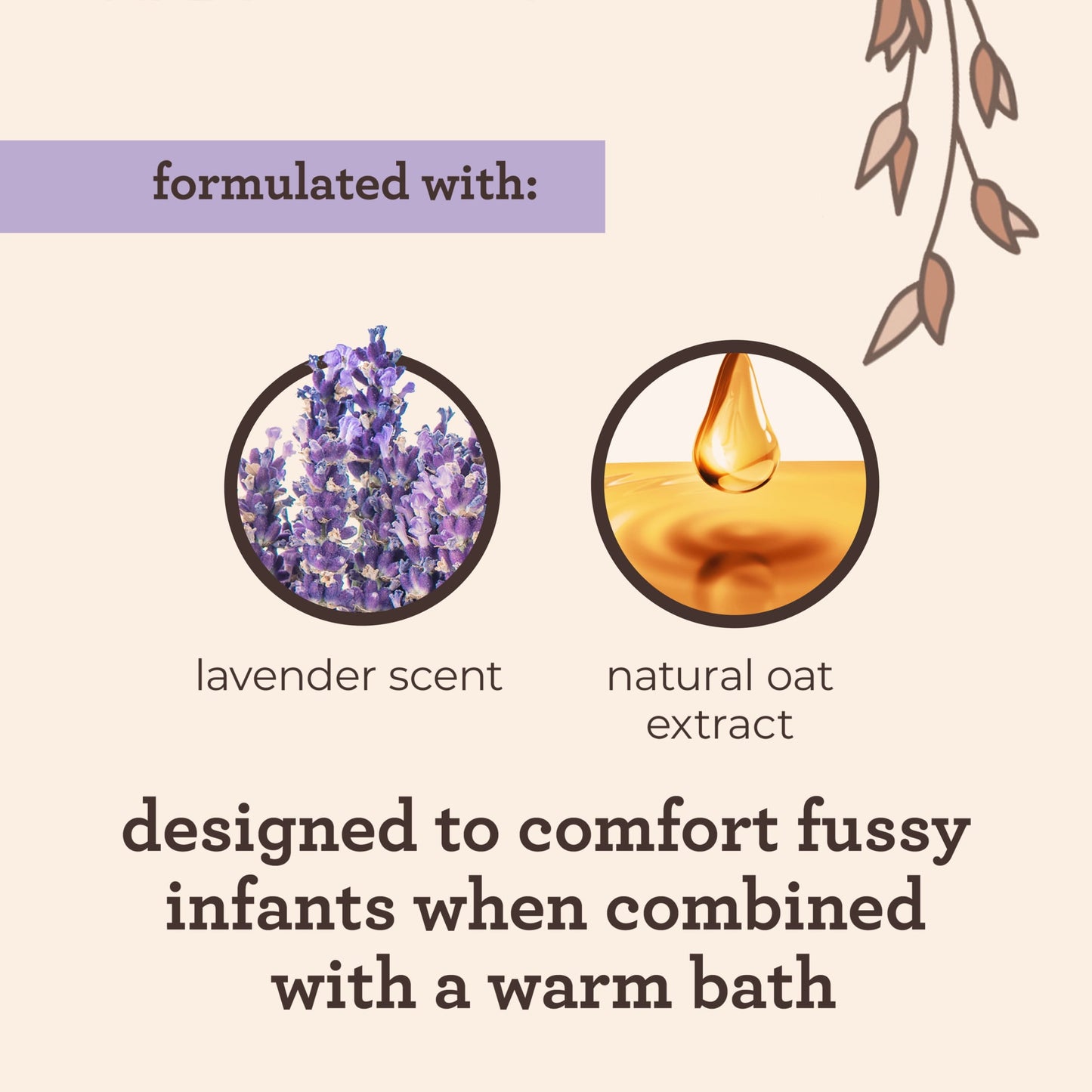 Aveeno Baby Calming Comfort Bath & Wash, Lavender & Vanilla, 18 fl. oz