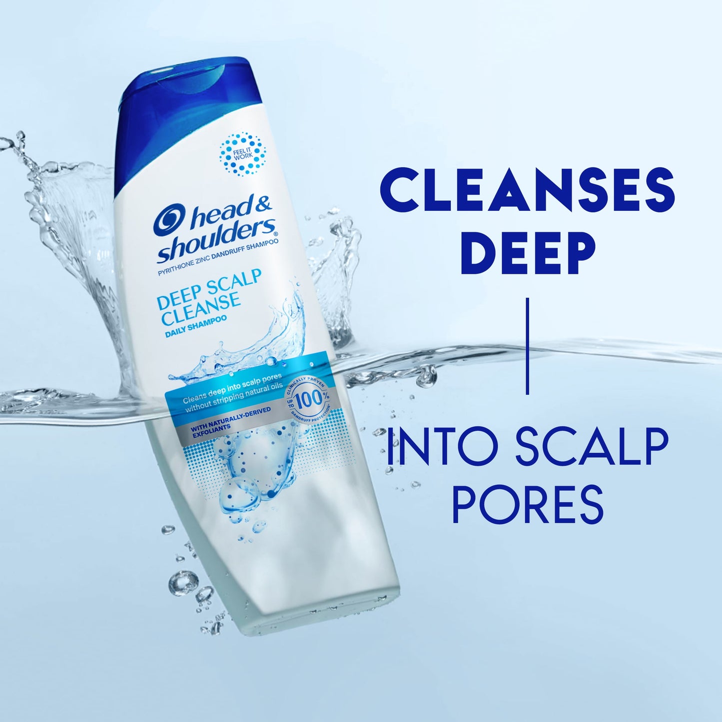 Head and Shoulders Dandruff Shampoo, Deep Scalp Cleanse, 12.5 fl oz