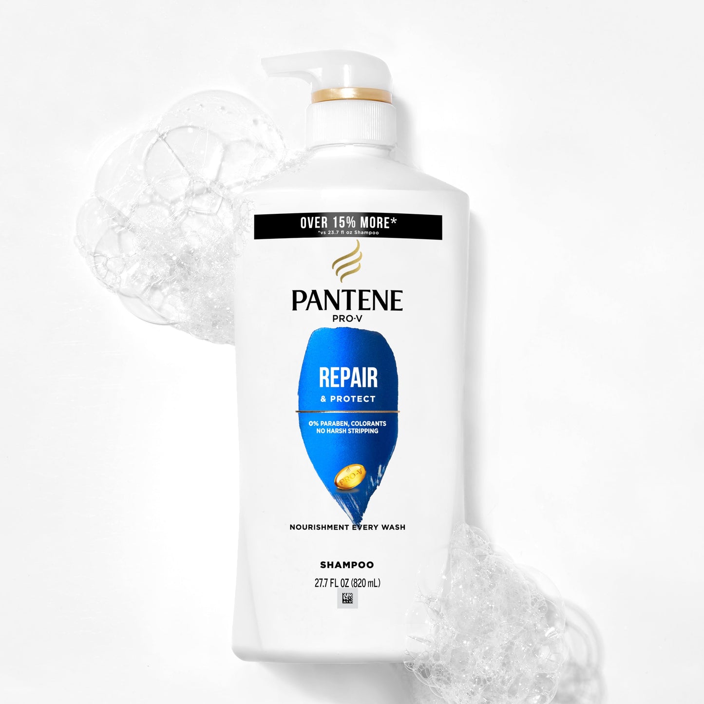 Pantene Pro-V Repair & Protect Shampoo, All Hair Types, 27.7 fl oz