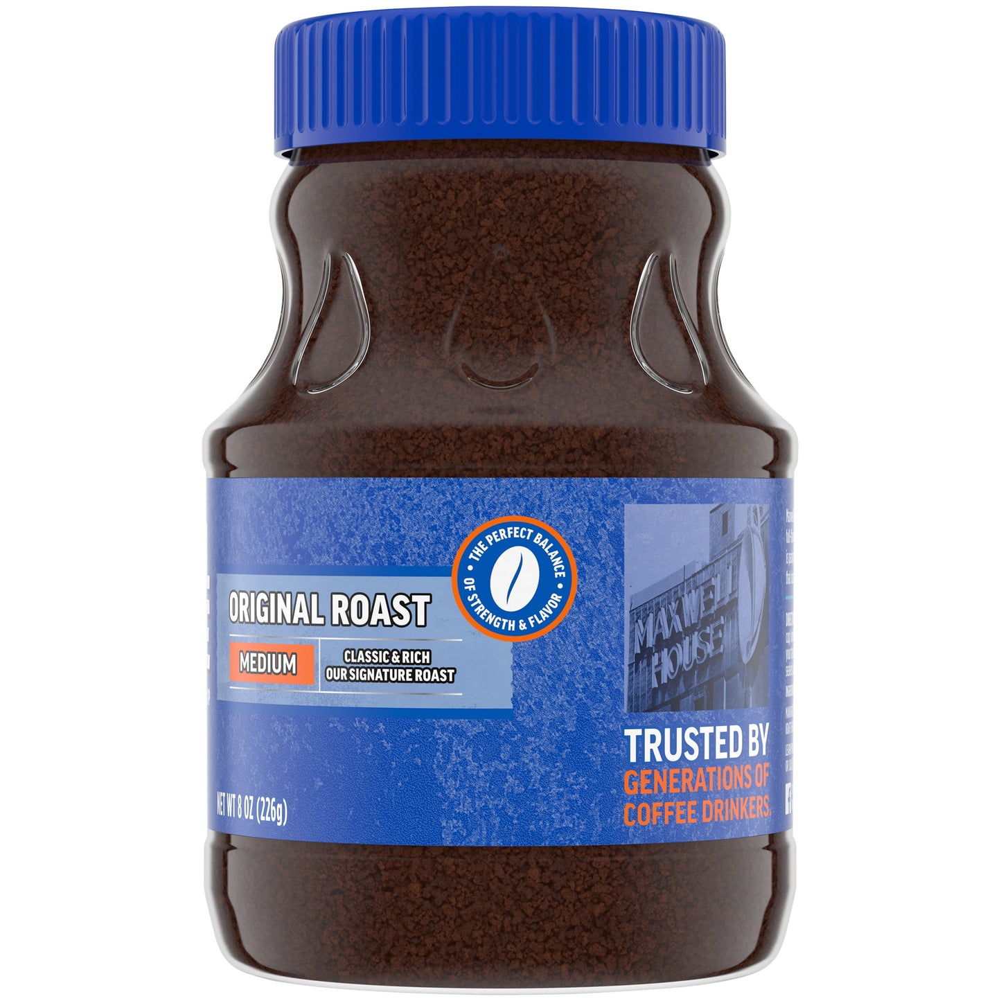 Maxwell House The Original Roast Instant Coffee, 8 oz Jar