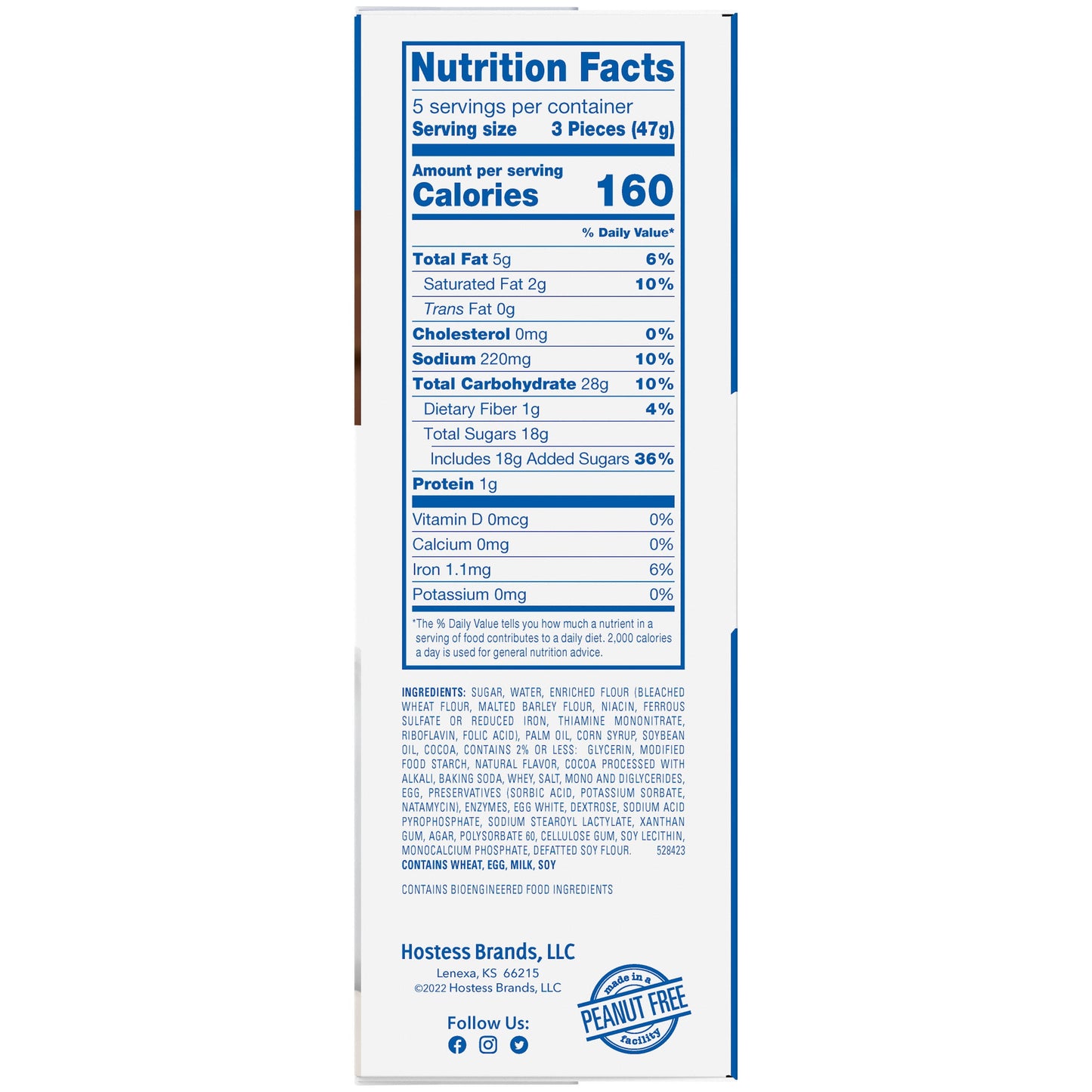 HOSTESS BOUNCERS Glazed Chocolate DING DONGS, Packable Pouches, 5 Pouches , 8.2 oz