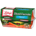 (4 Count) Libby's Diced Carrots, Canned Vegetables, 4 oz