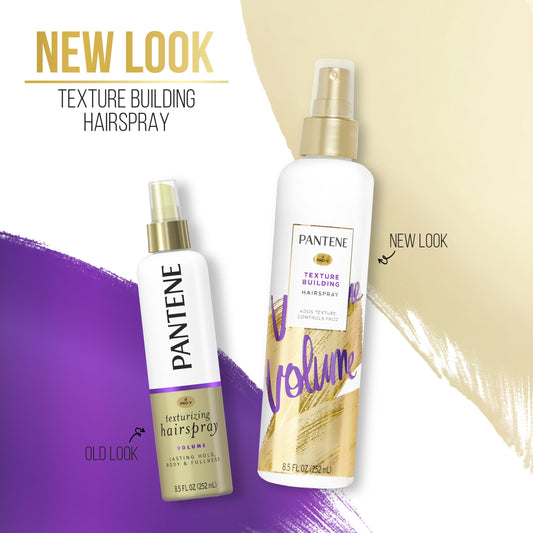 Pantene Pro-V Texturizing Volumizing Hair Spray, Non-Aerosol, 8.5 fl oz