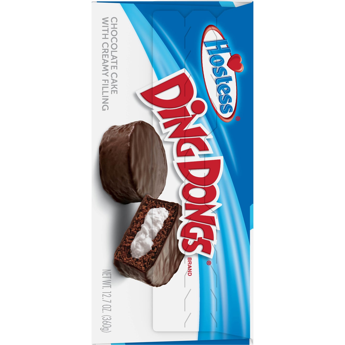 Hostess Chocolate Ding Dongs Snack Cakes - 12.70 oz, 10 Count