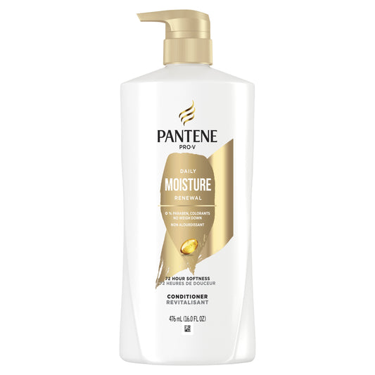 Pantene Pro-V Daily Moisture Renewal Conditioner, All Hair Types, 16.0 fl oz