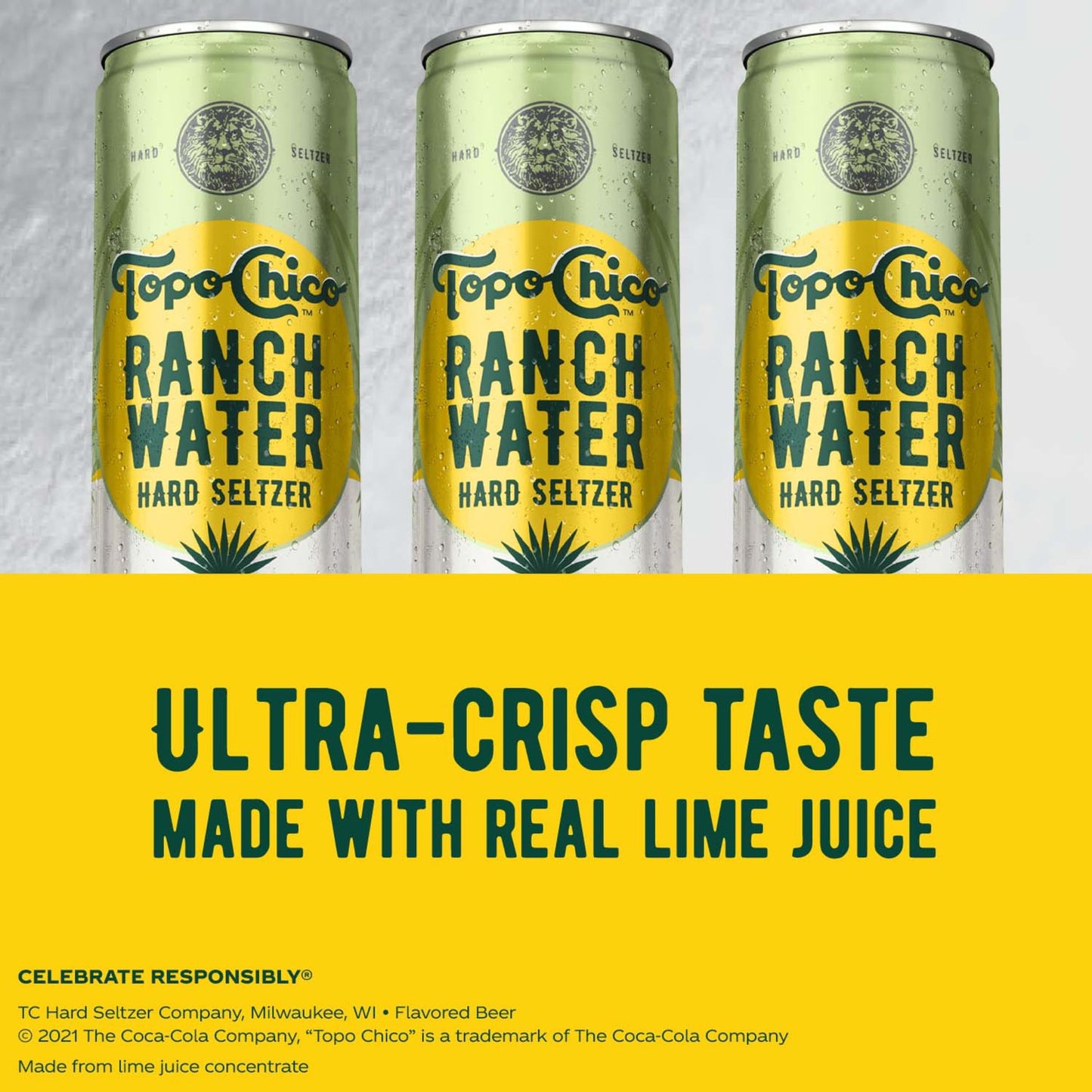 Topo Chico Ranch Water Original Hard Seltzer, 24 fl oz Can, 4.7% ABV