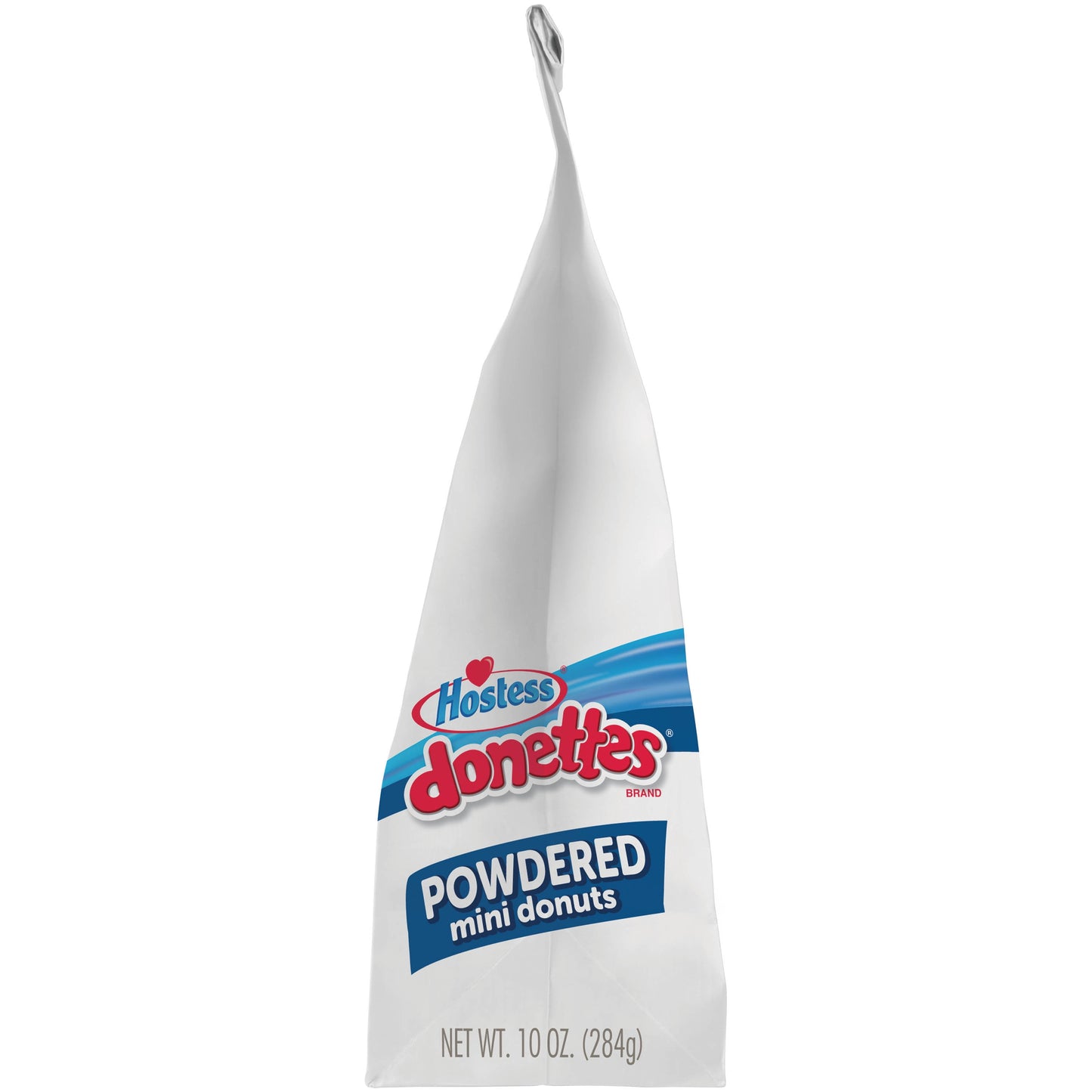 HOSTESS Powdered DONETTES Bag, Powdered Sugar Mini Donuts - 10 oz