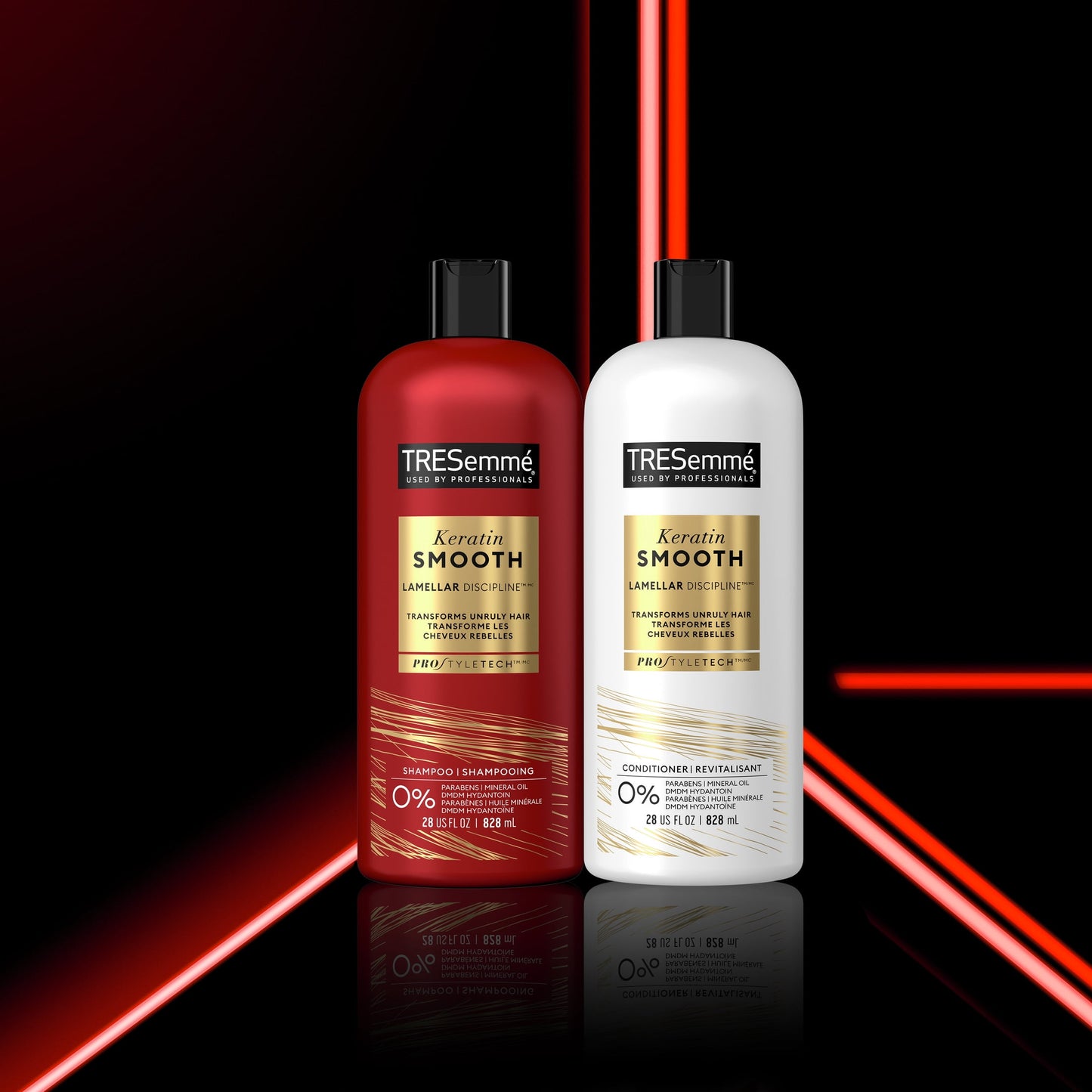 TRESemme Keratin Smooth Daily Shampoo Formulated with Lamellar-Discipline All Hair Types, 28 fl oz