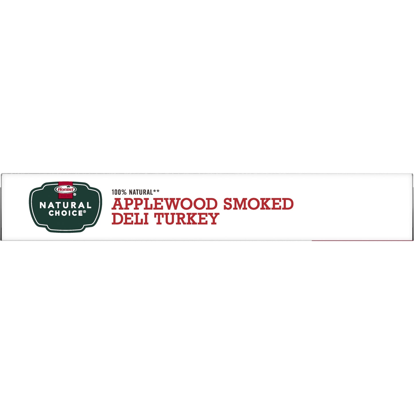 HORMEL NATURAL CHOICE Sliced Applewood Smoked Deli Turkey Lunch Meat, 8 oz Plastic Package