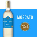 Oak Leaf Vineyards Moscato White Wine, 750 ml Glass, ABV 10.00%