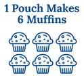 Martha White Banana Nut Muffin Mix, 7.6 oz Bag