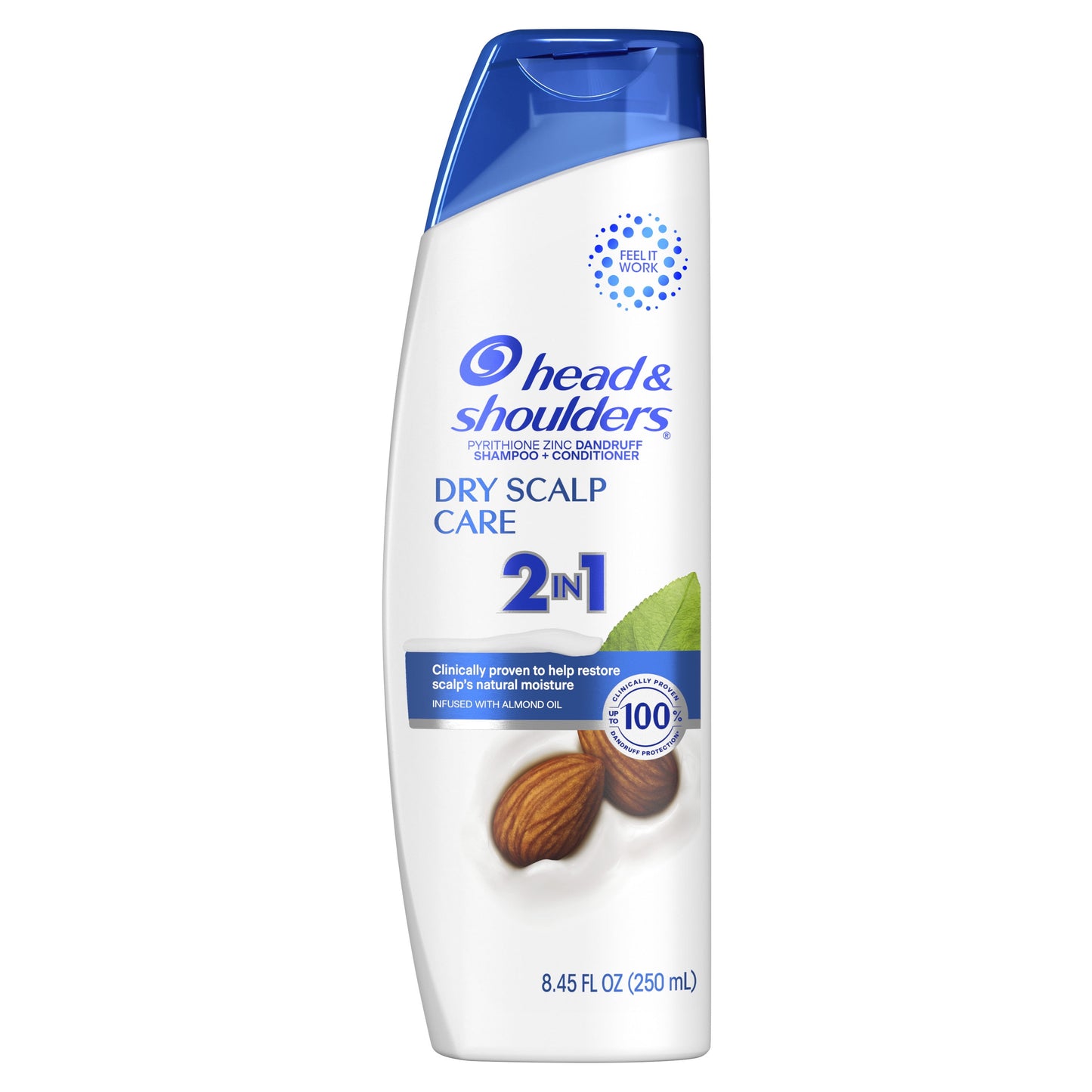 Head & Shoulders 2 in 1 Dandruff Shampoo and Conditioner, Dry Scalp Care, 8.45 oz