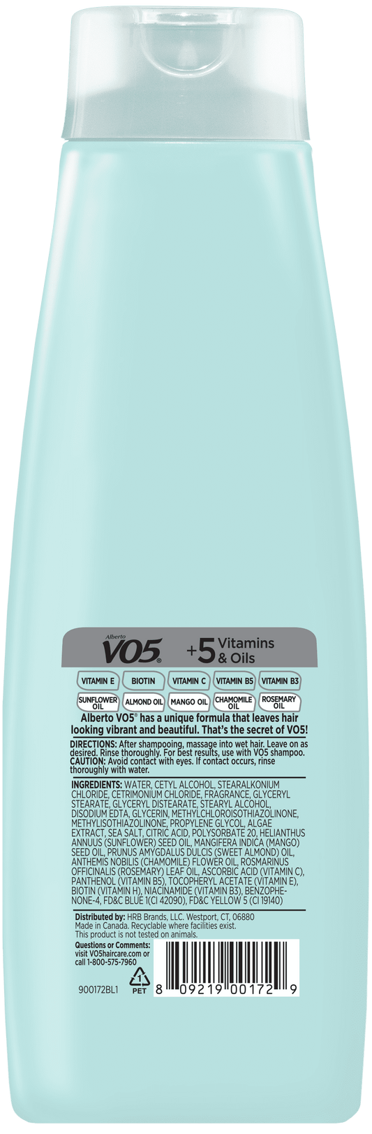 Alberto VO5 Ocean Refresh Revitalizing Conditioner with Sea Minerals, for All Hair Types, 16.9 fl oz