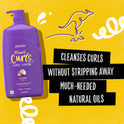Aussie Miracle Curls Shampoo with Coconut & Jojoba Oil,  Foe All Hair Types, Paraben Free, 26.2 fl oz