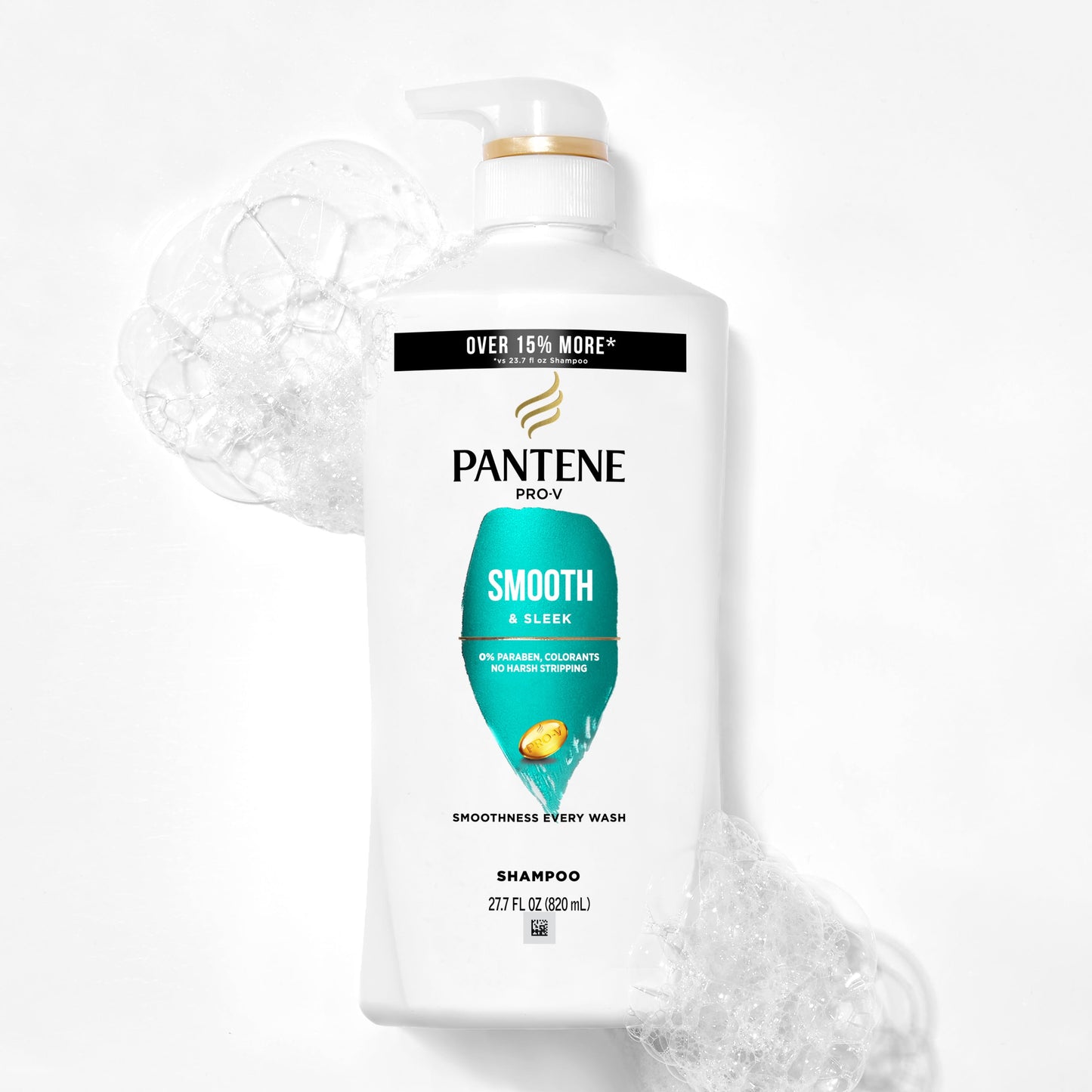 Pantene Pro-V Smooth and Sleek Shampoo, 27.7 fl oz