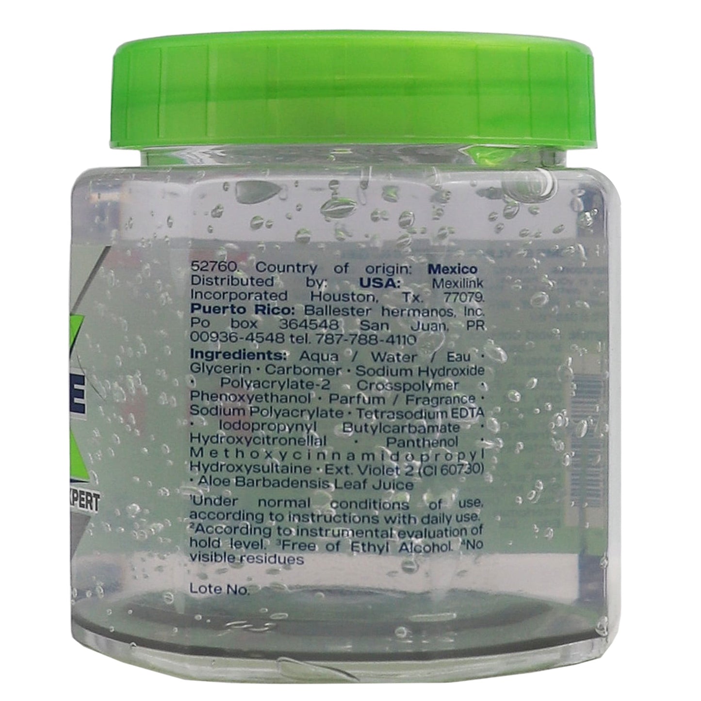 Wet Line Xtreme Clear  Styling Hair Gel Jar, Men and Women, Frizz Control, 8.8 oz