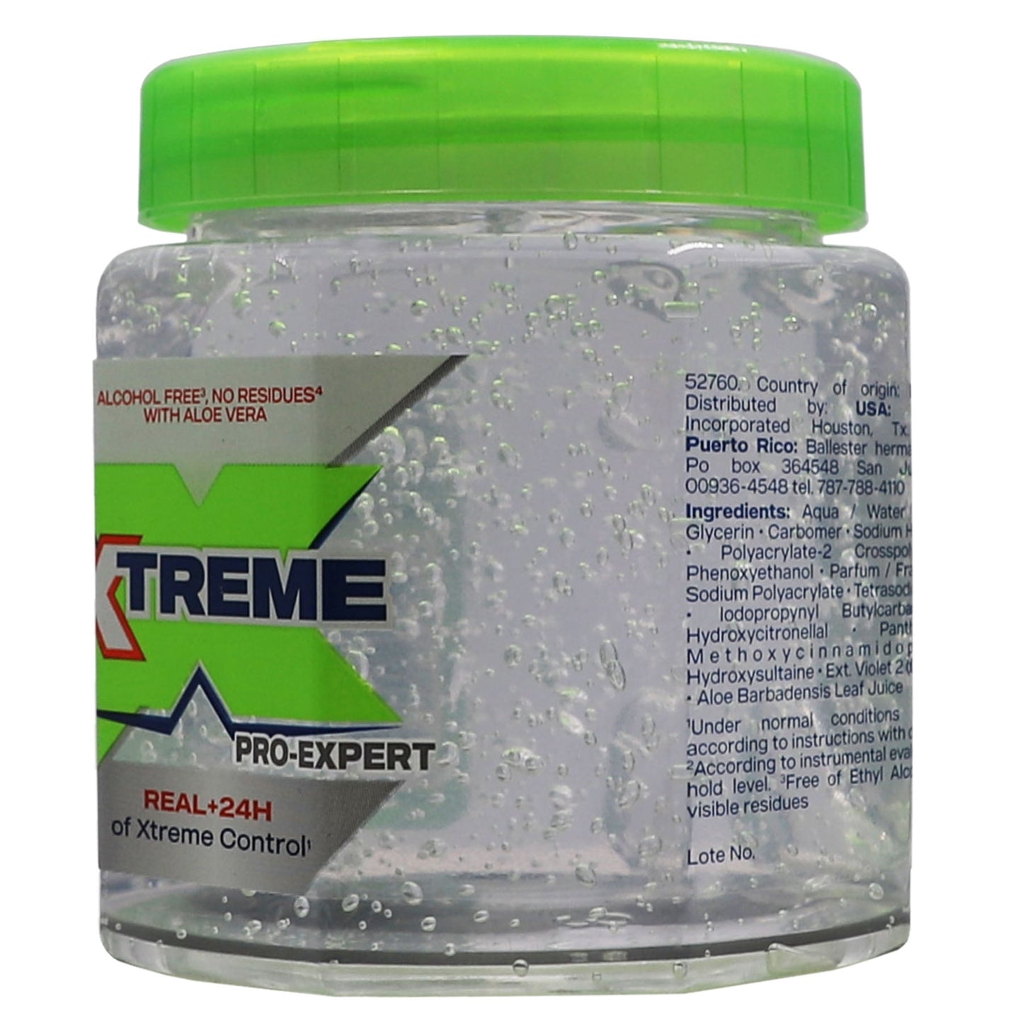 Wet Line Xtreme Clear  Styling Hair Gel Jar, Men and Women, Frizz Control, 8.8 oz