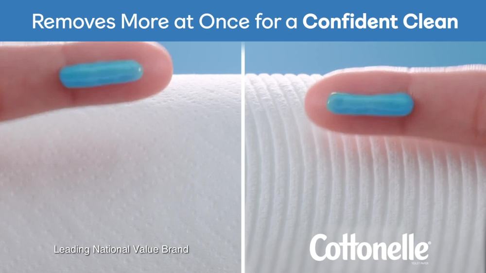 Cottonelle Ultra Clean Toilet Paper, 24 Mega Rolls, 312 Sheets Per Roll (7,488 Total)