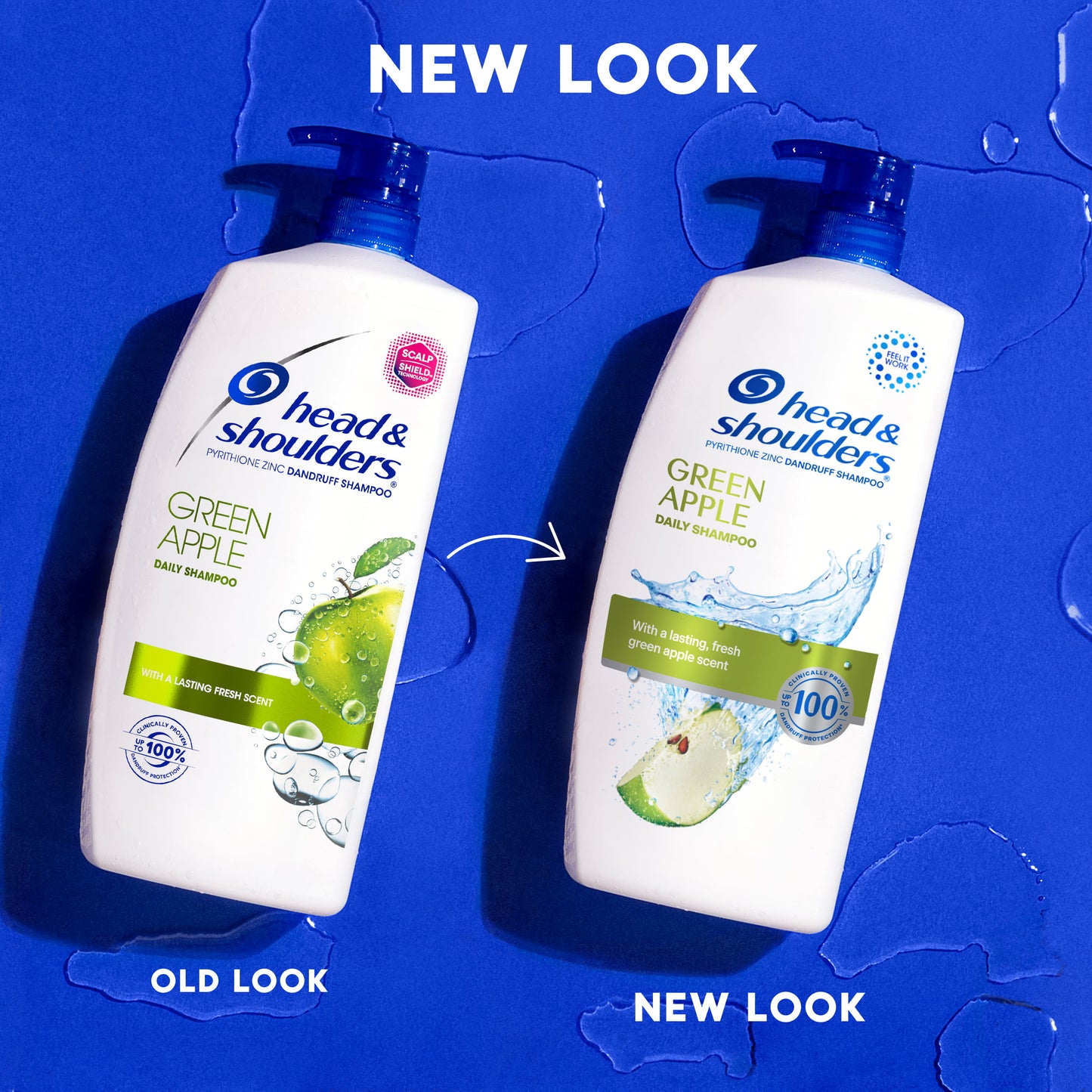 Head and Shoulders Dandruff Shampoo, Green Apple, 28.2 oz