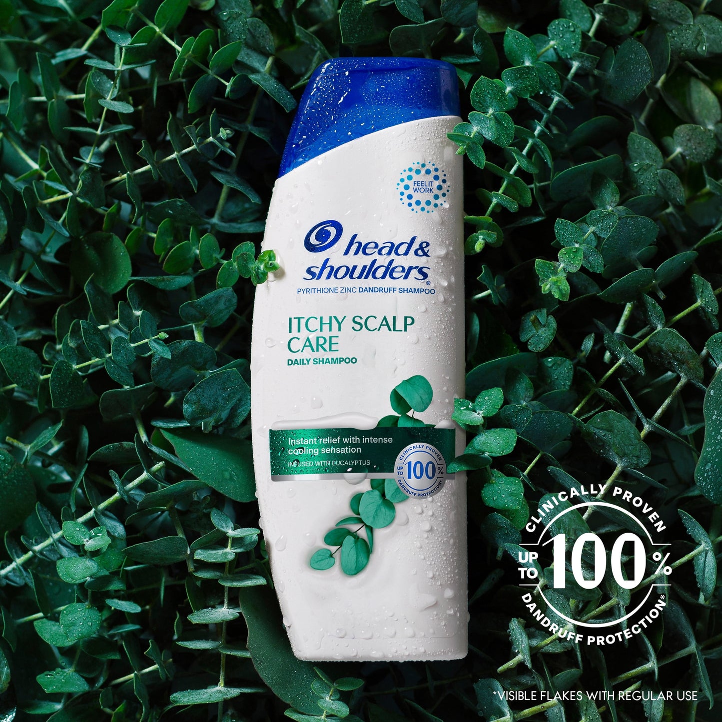 Head and Shoulders Dandruff Shampoo, Itchy Scalp Care, 12.5 fl oz