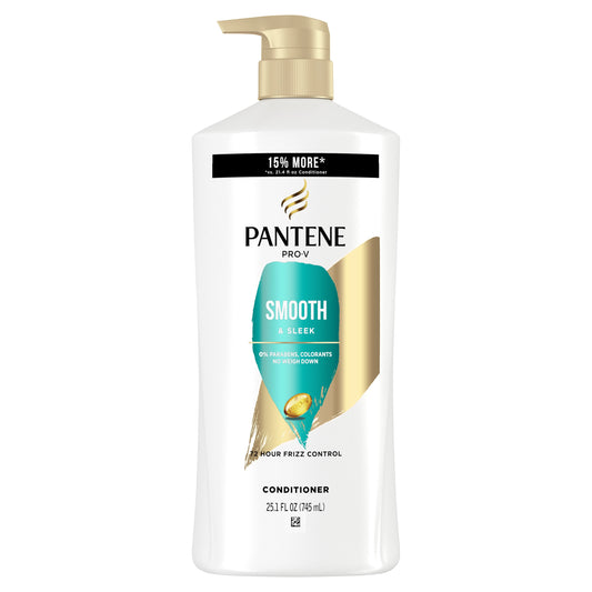 Pantene Pro-V Smooth and Sleek Conditioner, 25.1 oz