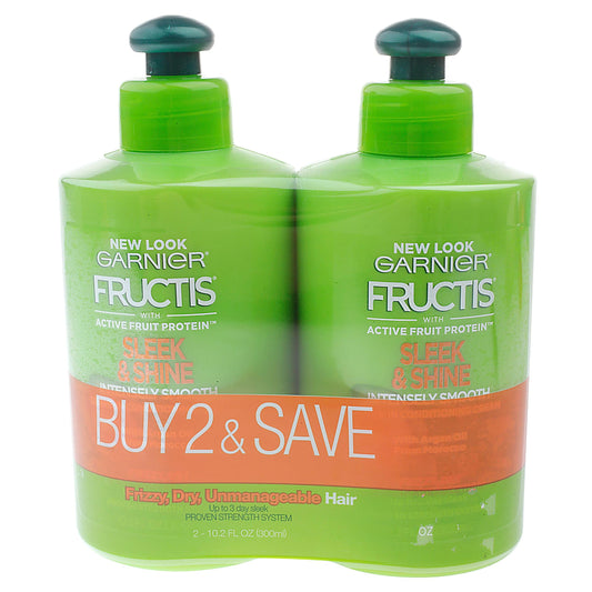Garnier Fructis Sleek and Shine Leave in Conditioning Cream, 20.4 fl oz