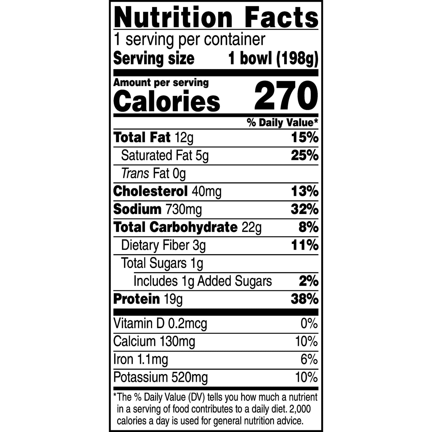 Jimmy Dean Delights Turkey Sausage Breakfast Bowl, 7 oz (Frozen)