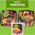HORMEL GATHERINGS, Honey Ham and Turkey with Cheese and Crackers, Deli Party, 28 oz Plastic Tray